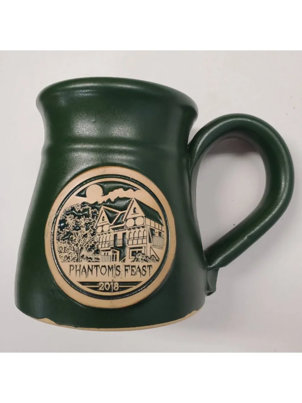 Grey Fox Pottery Minnesota Renaissance Festival Phantom's Feast 2018 Mug Handle